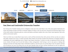 Tablet Screenshot of civitavecchiatransfers.com